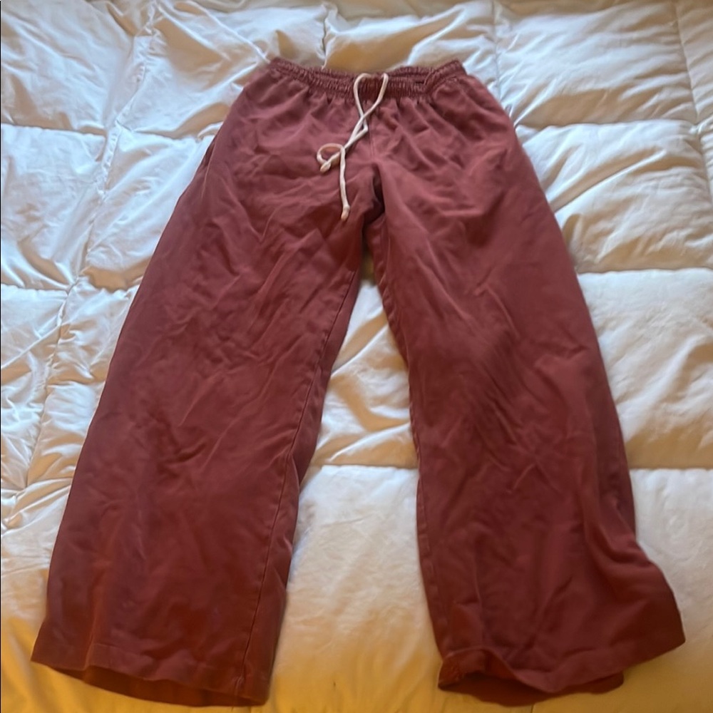 Perfect condition brand melville red sweatpants!!